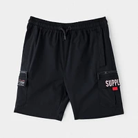 Supply & Demand Junior Boys' Split Woven Shorts / Black