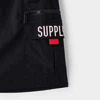 Supply & Demand Junior Boys' Split Woven Shorts / Black