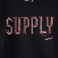Supply & Demand Junior Boys' Buck Crewneck / Black