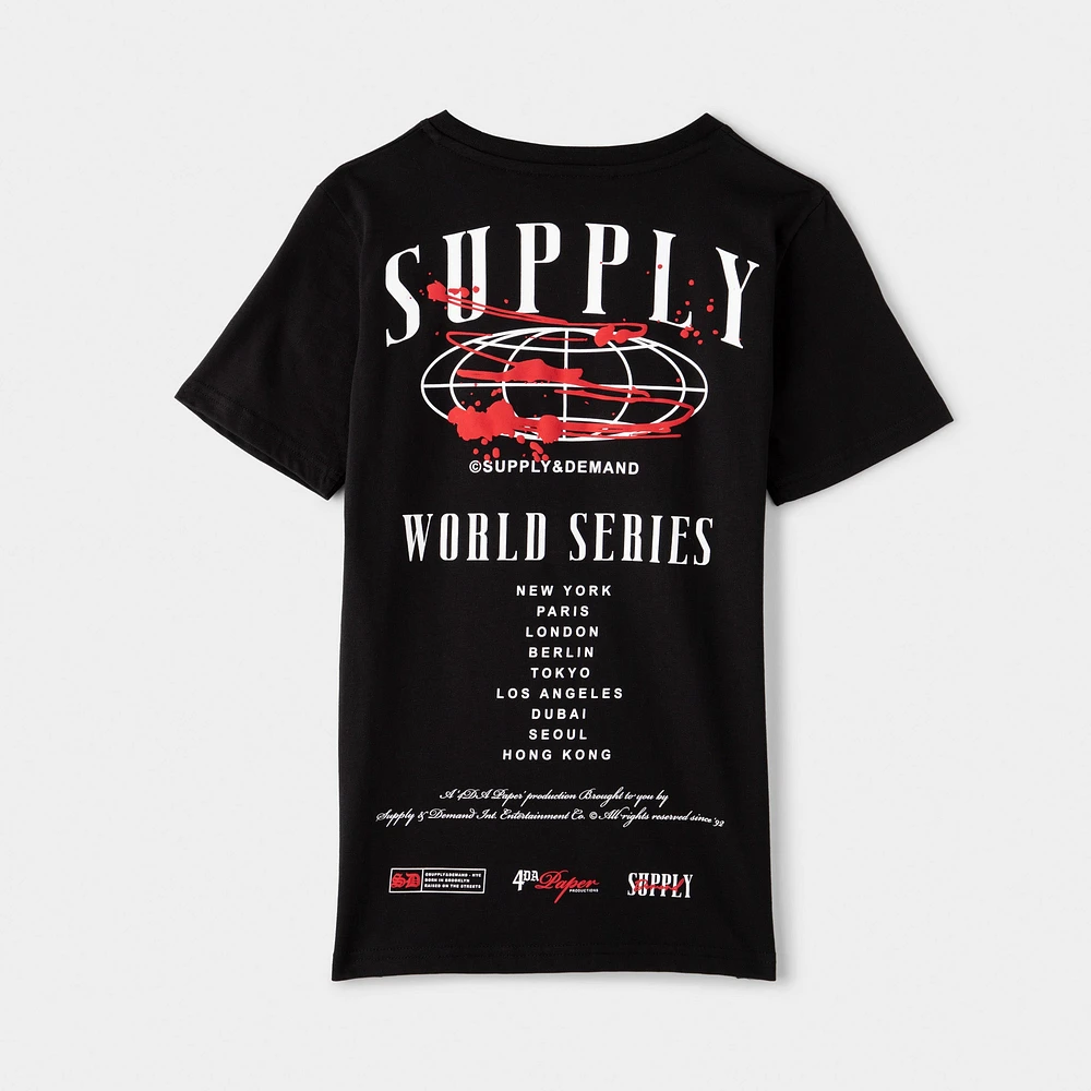Supply & Demand Junior Boys' Jetter T-Shirt / Black