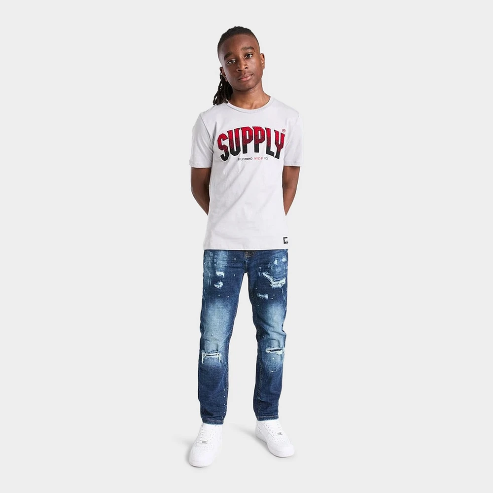 Supply & Demand Junior Boys' Denver Jeans / Light Wash
