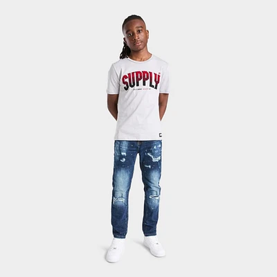 Supply & Demand Junior Boys' Denver Jeans / Light Wash