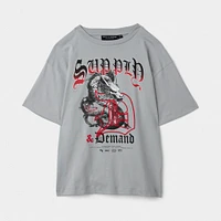 Supply & Demand Junior Boys' Dragon Tee High Rise / Chinese Red