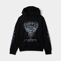 Supply & Demand Junior Boys' Praise Hoodie Black / Sky Blue