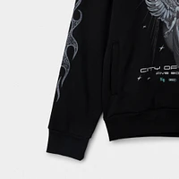 Supply & Demand Junior Boys' Praise Hoodie Black / Sky Blue