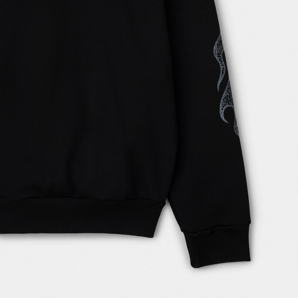 Supply & Demand Women's Praise Hoodie Black / Sky Blue