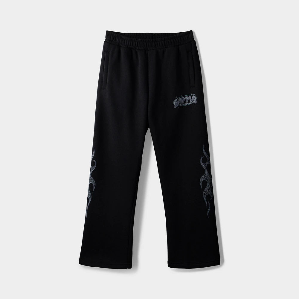 Supply & Demand Juniors' Praiser Pants Black / Sky Blue
