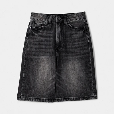 Supply & Demand Junior Boys' Timber Shorts / Washed Black Denim