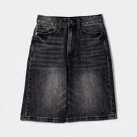 Supply & Demand Junior Boys' Timber Shorts / Washed Black Denim