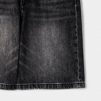 Supply & Demand Junior Boys' Timber Shorts / Washed Black Denim