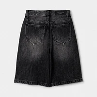 Supply & Demand Junior Boys' Timber Shorts / Washed Black Denim