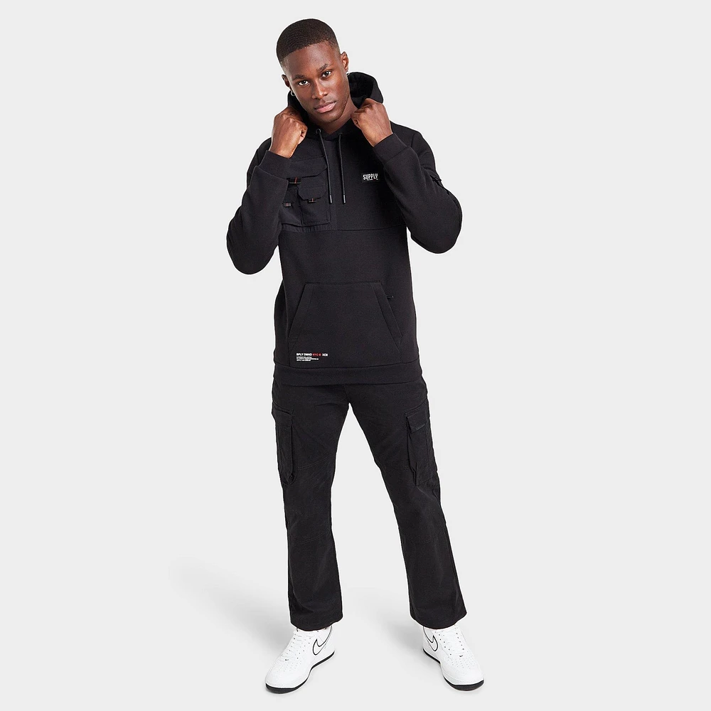 Supply & Demand Stunt Cargo Pullover Hoodie / Black