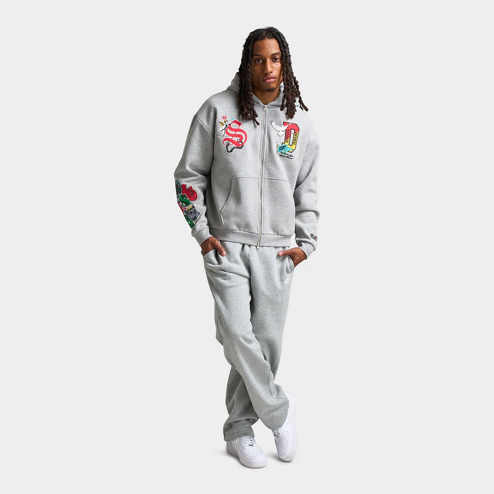 Supply & Demand Cayman Full Zip Hoodie / Grey