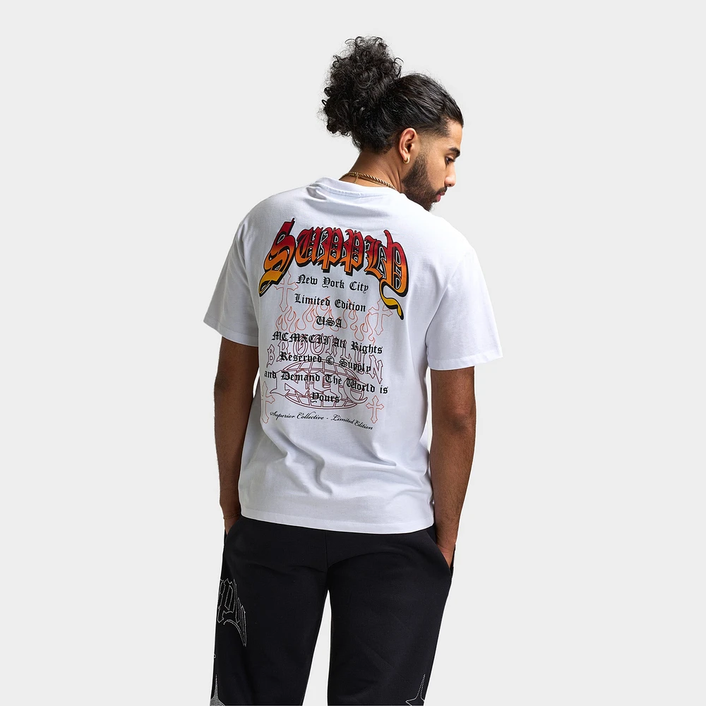 Supply & Demand Ashburn Graphic T-Shirt / Optic White