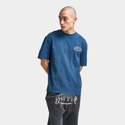 Supply & Demand Chrome Star Graphic T-Shirt / Washed Dark Denim
