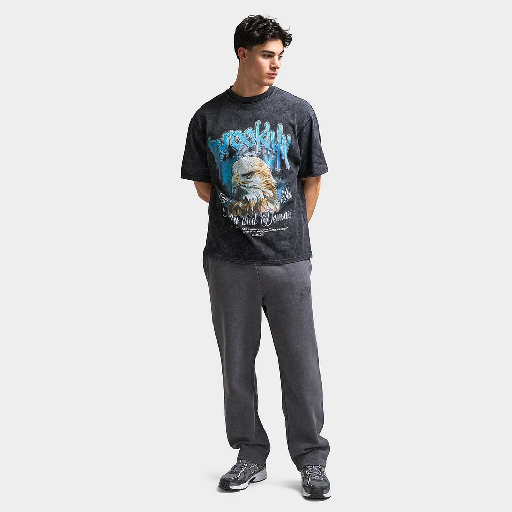 Supply & Demand Irvine Graphic T-Shirt / Washed Black