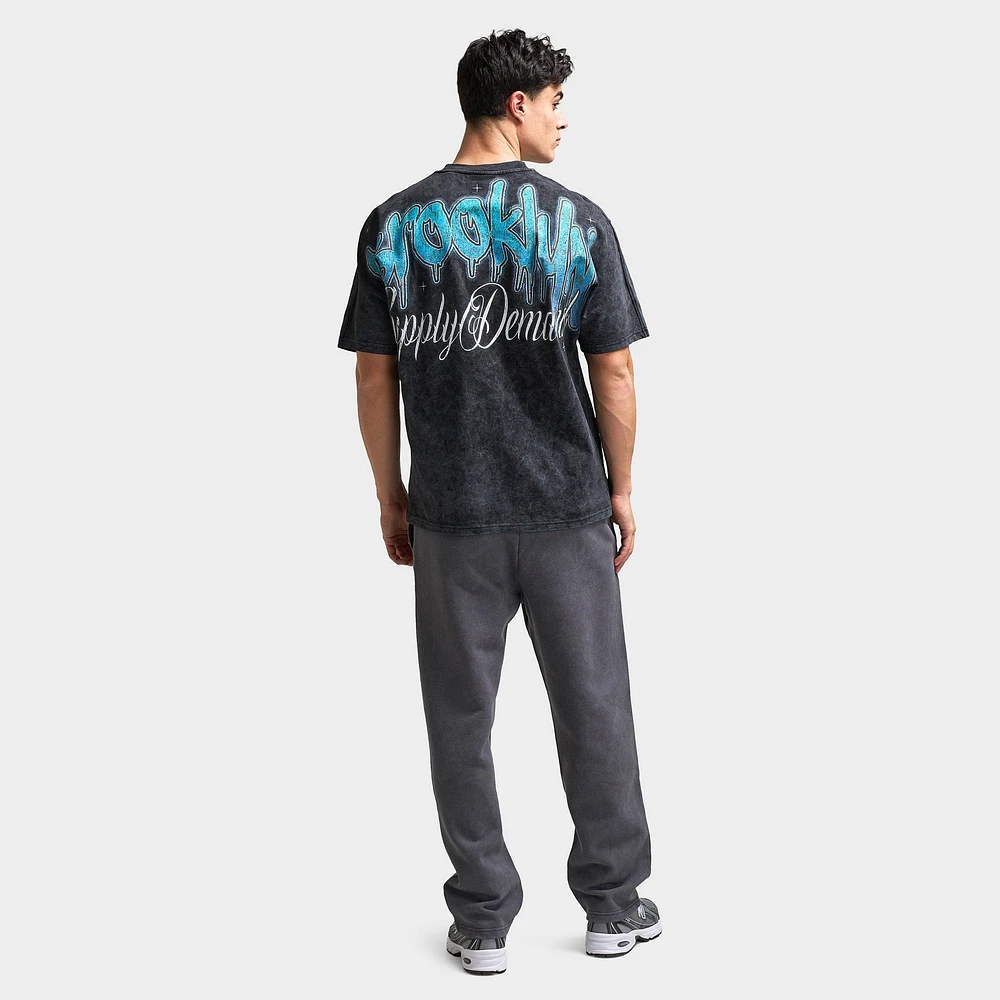 Supply & Demand Irvine Graphic T-Shirt / Washed Black