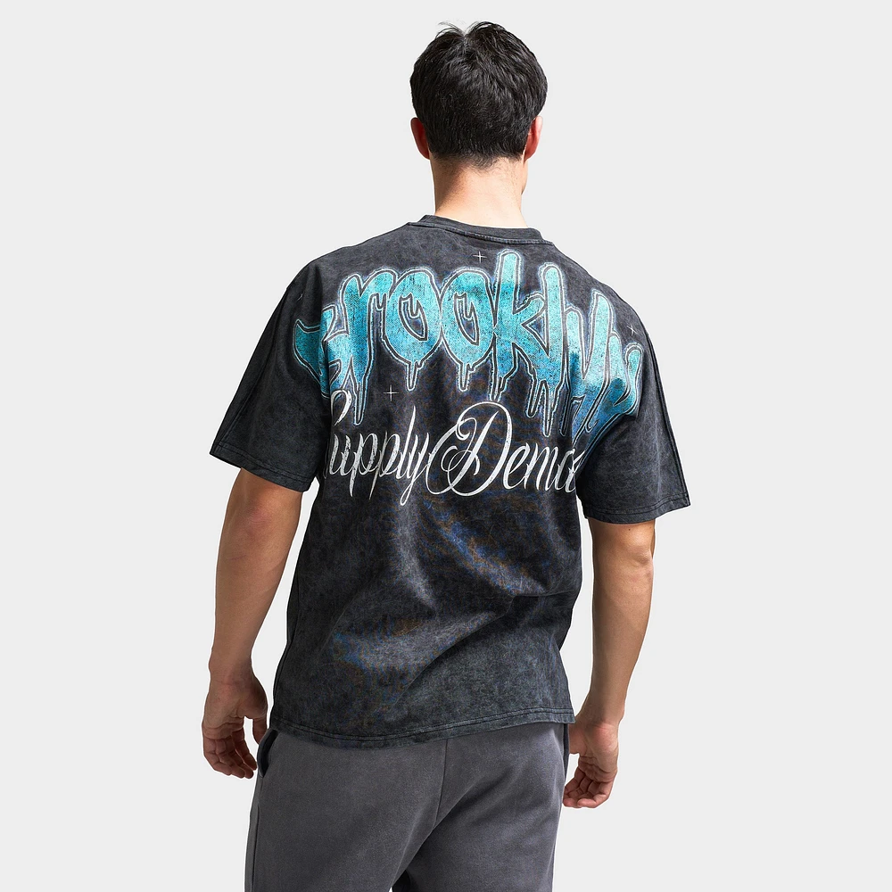 Supply & Demand Irvine Graphic T-Shirt / Washed Black