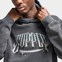 Supply & Demand Chrome Star Pullover Hoodie / Washed Black