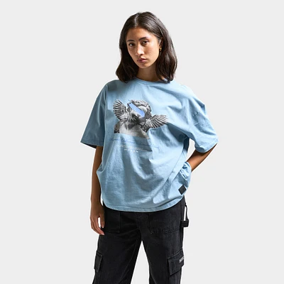 Supply & Demand Women's Holy T-shirt / Dusty Blue