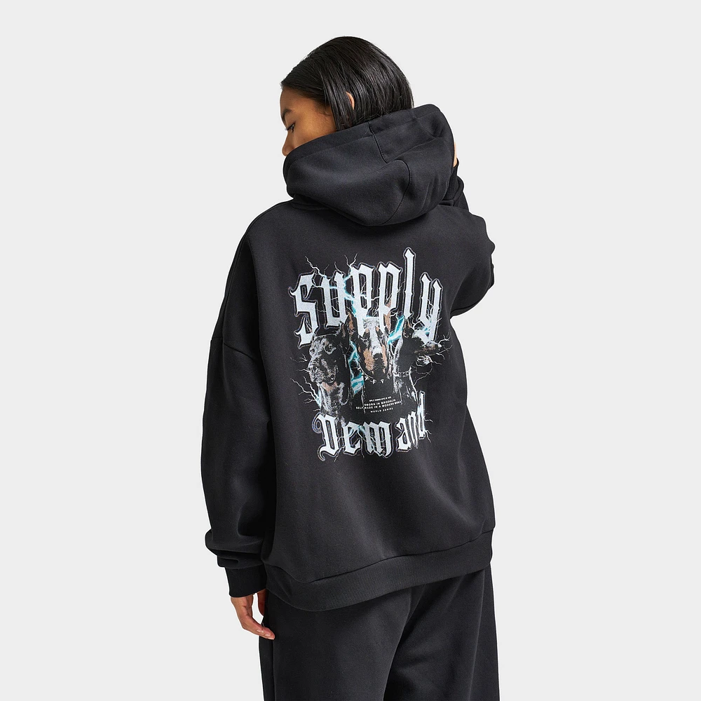 Supply & Demand Women's Doberman Hoodie / Black