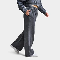 Supply & Demand Women's Distress Wide Leg Pants / Asphalt