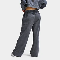 Supply & Demand Women's Distress Wide Leg Pants / Asphalt