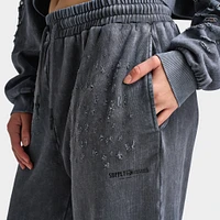 Supply & Demand Women's Distress Wide Leg Pants / Asphalt