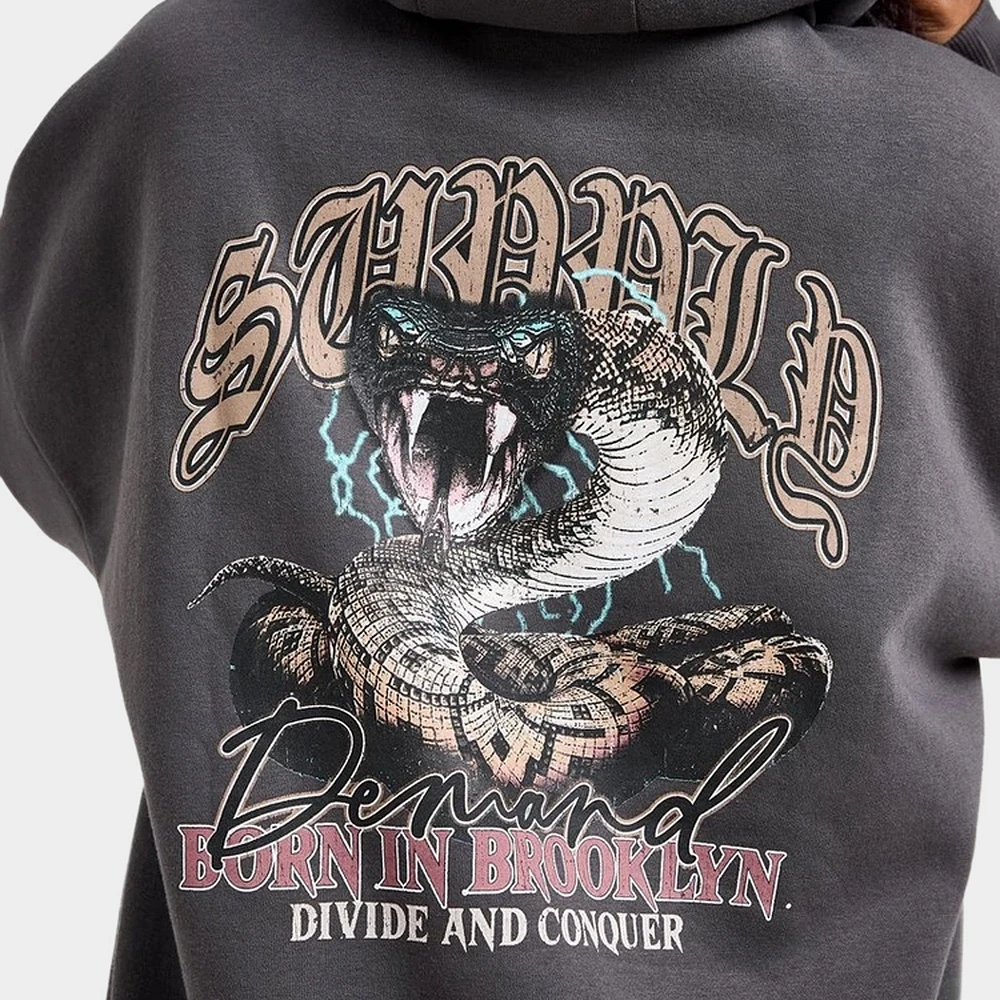 Supply & Demand Women's Born Graphic Hoodie / Black Oyster