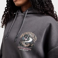 Supply & Demand Women's Born Graphic Hoodie / Black Oyster