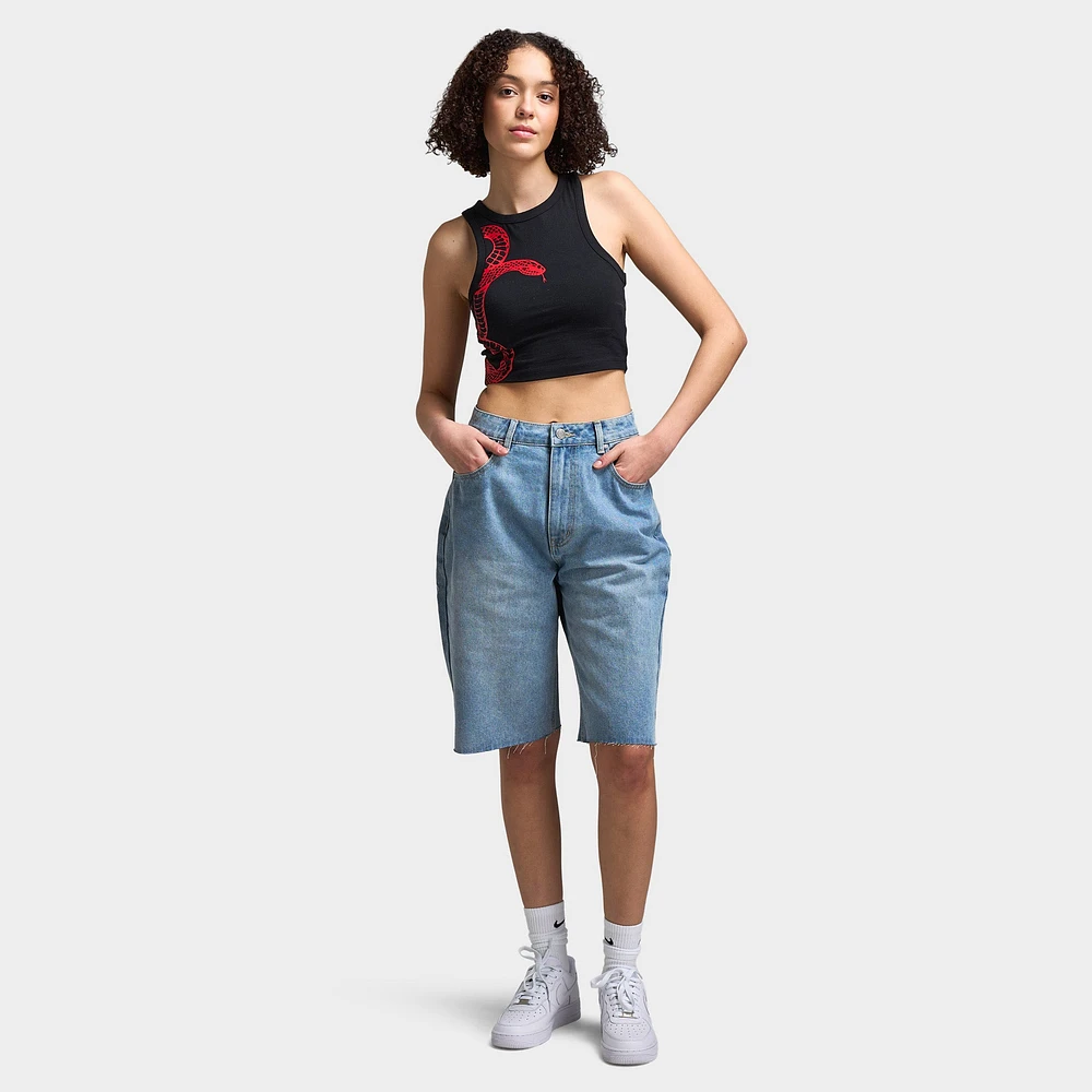 Supply & Demand Womens' Bleek Denim Shorts / Light Wash