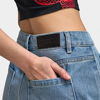 Supply & Demand Womens' Bleek Denim Shorts / Light Wash