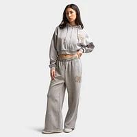 Supply & Demand Women's Bleek Wide Leg Joggers / Beige Acid Wash