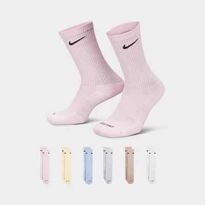 Nike Everyday Plus Cushioned Crew Socks (6 Pack) / Multi-Color