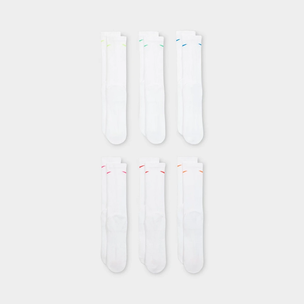 Nike Everyday Plus Cushioned Training Crew Socks (6 Pack) / Multi Colour