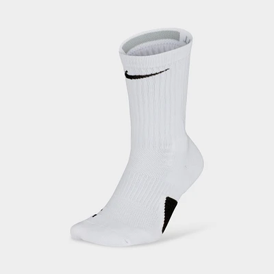 Nike Elite Crew Basketball Socks White / Black