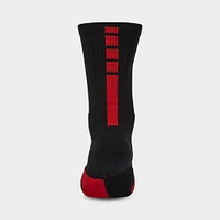 Nike Elite Crew Basketball Socks Black / University Red