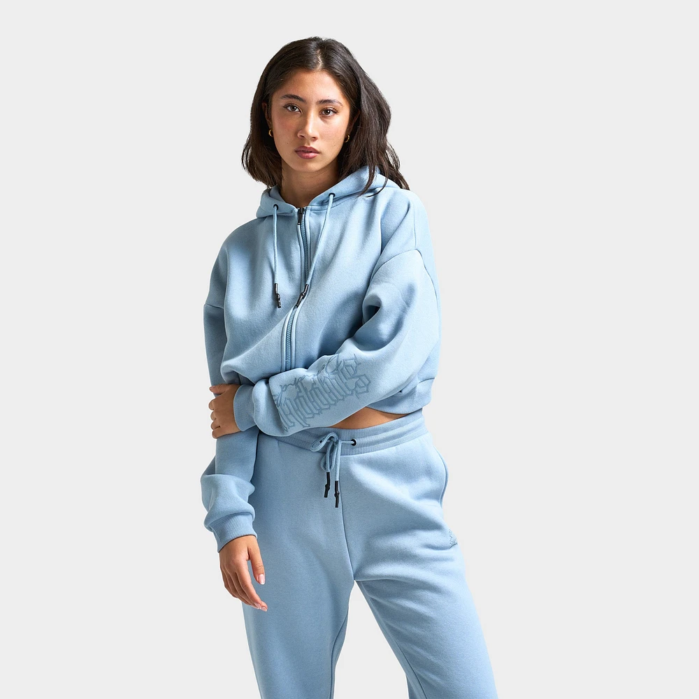 Supply & Demand Women's Monair Full Zip Hoodie / Dusty Blue