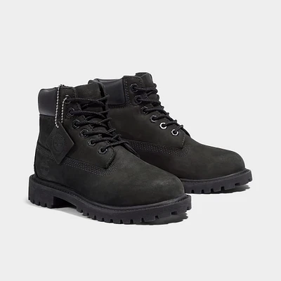 Timberland Childrens' 6 Inch Waterproof Boots / Black Nubuck