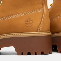 Timberland Women's Premium 6-Inch Waterproof Platform Boot / Wheat Nubuck