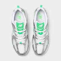 New Balance 530 Silver Metallic / Green Apple