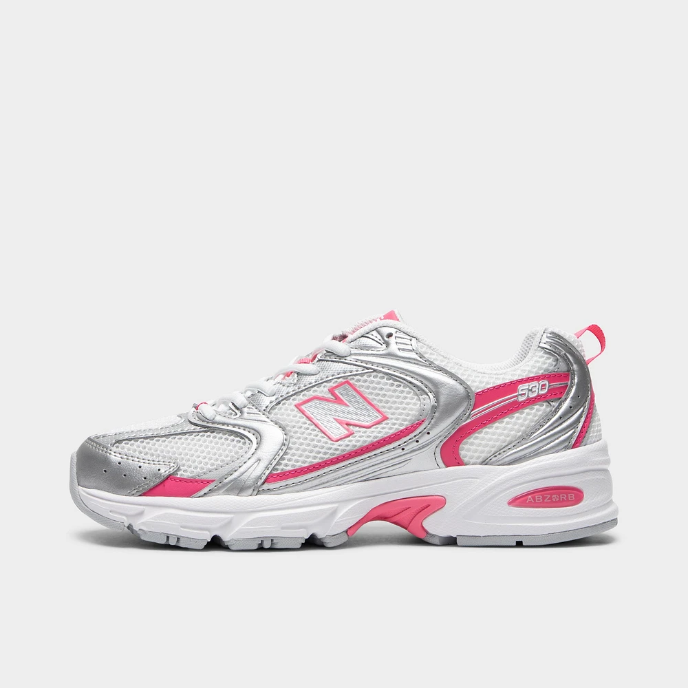 New Balance 530 Silver Metallic / Dragon Berry