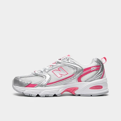 New Balance 530 Silver Metallic / Dragon Berry