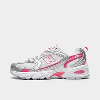 New Balance 530 Silver Metallic / Dragon Berry