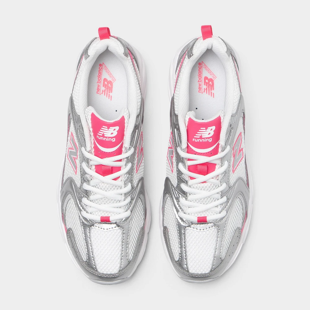 New Balance 530 Silver Metallic / Dragon Berry