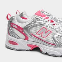 New Balance 530 Silver Metallic / Dragon Berry
