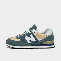 New Balance 574 Spruce / Peach Blossom