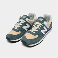 New Balance 574 Spruce / Peach Blossom
