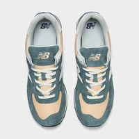 New Balance 574 Spruce / Peach Blossom