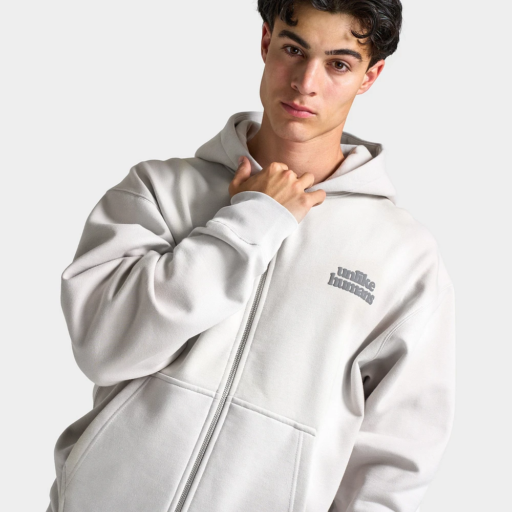 Unlike Humans Bubble Full Zip Hoodie / Vapor Blue